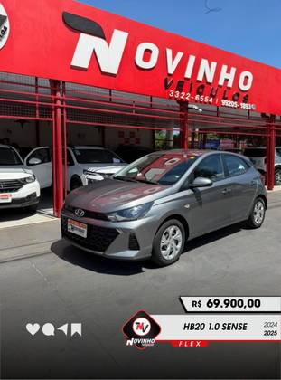 HYUNDAI HB20 1.0 12V FLEX SENSE PLUS MANUAL HYUNDAI HB20 1.0 12V FLEX SENSE PLUS MANUAL